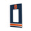 Syracuse Orange Stripe Hidden-Screw Light Switch Plate-1