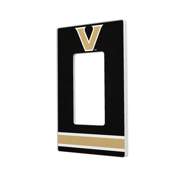 Vanderbilt Commodores Stripe Hidden-Screw Light Switch Plate-1