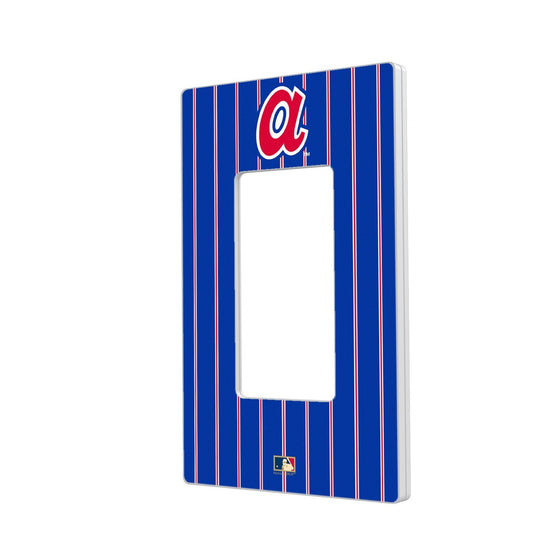 Atlanta Braves 1972-1980 - Cooperstown Collection Pinstripe Hidden-Screw Light Switch Plate - 757 Sports Collectibles