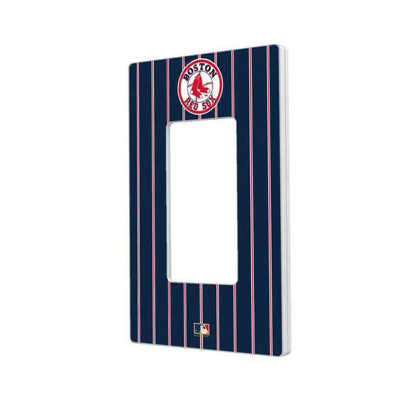 Boston Red Sox 1976-2008 - Cooperstown Collection Pinstripe Hidden-Screw Light Switch Plate - 757 Sports Collectibles