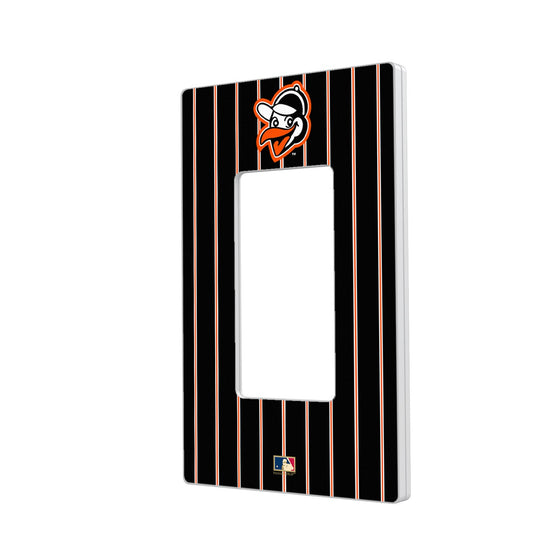 Baltimore Orioles 1955 - Cooperstown Collection Pinstripe Hidden-Screw Light Switch Plate - 757 Sports Collectibles