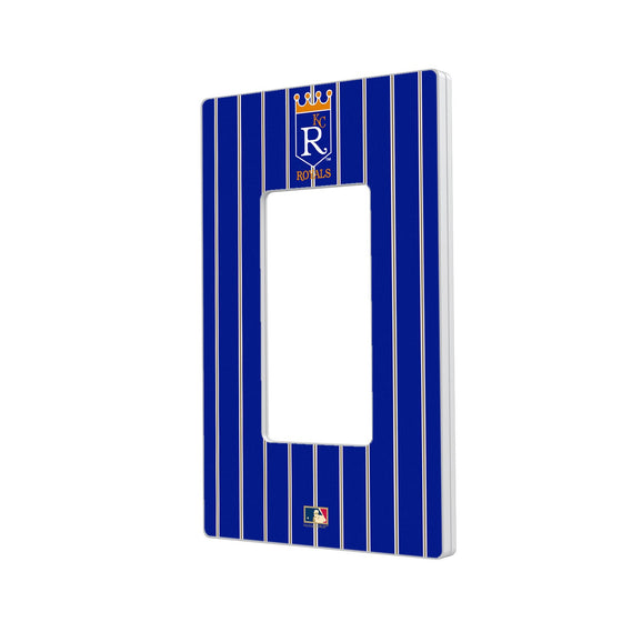 Kansas City Royals 1969-1978 - Cooperstown Collection Pinstripe Hidden-Screw Light Switch Plate - 757 Sports Collectibles