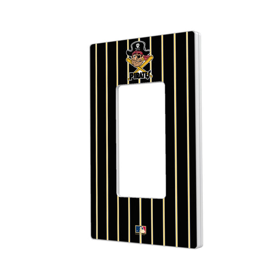 Pittsburgh Pirates 1958-1966 - Cooperstown Collection Pinstripe Hidden-Screw Light Switch Plate - 757 Sports Collectibles