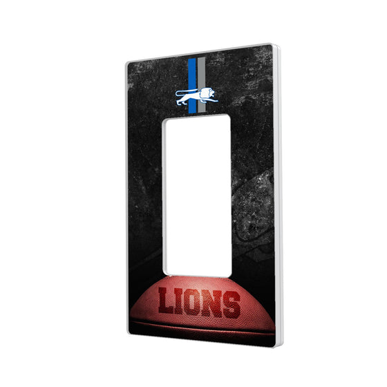 Detroit Lions Retro Legendary Hidden-Screw Light Switch Plate - 757 Sports Collectibles