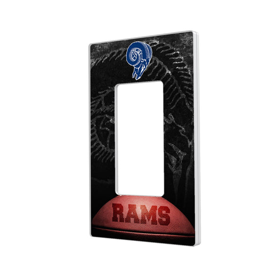 Los Angeles Rams Legendary Hidden-Screw Light Switch Plate - 757 Sports Collectibles