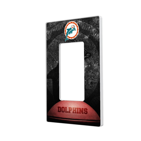 Miami Dolphins 1966-1973 Historic Collection Legendary Hidden-Screw Light Switch Plate - 757 Sports Collectibles