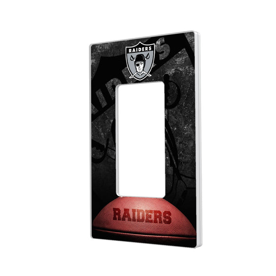 Oakland Raiders 1963 Historic Collection Legendary Hidden-Screw Light Switch Plate - 757 Sports Collectibles