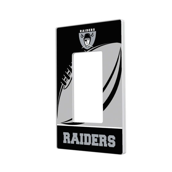 Oakland Raiders 1963 Historic Collection Passtime Hidden-Screw Light Switch Plate - 757 Sports Collectibles