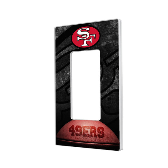 San Francisco 49ers Legendary Hidden-Screw Light Switch Plate - 757 Sports Collectibles