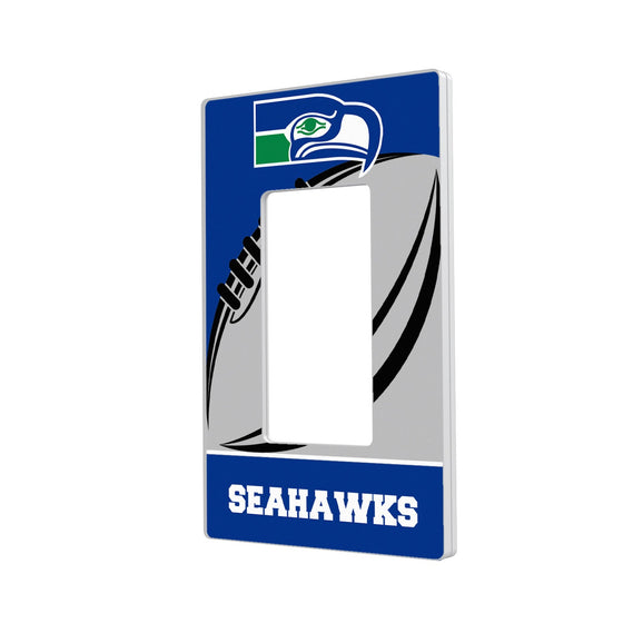 Seattle Seahawks Passtime Hidden-Screw Light Switch Plate - 757 Sports Collectibles