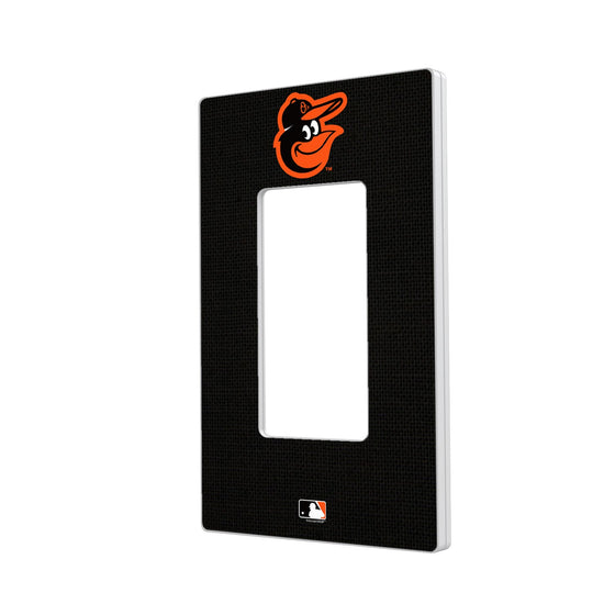 Baltimore Orioles Solid Hidden-Screw Light Switch Plate - 757 Sports Collectibles