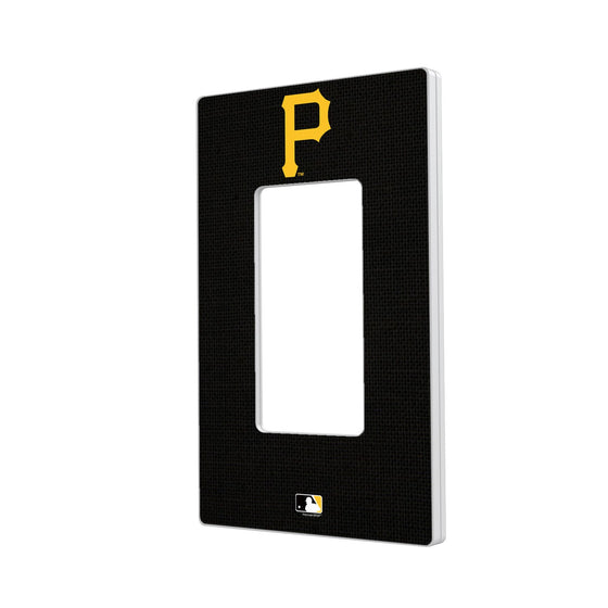 Pittsburgh Pirates Solid Hidden-Screw Light Switch Plate - 757 Sports Collectibles