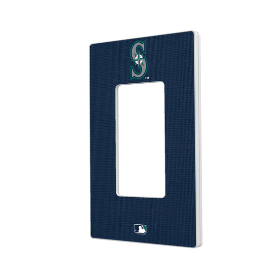 Seattle Mariners Solid Hidden-Screw Light Switch Plate - 757 Sports Collectibles