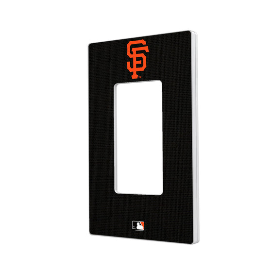 San Francisco Giants Solid Hidden-Screw Light Switch Plate - 757 Sports Collectibles