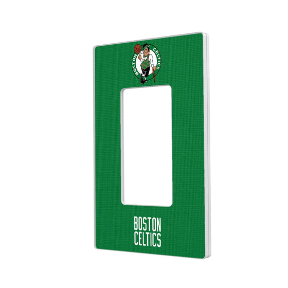 Boston Celtics Solid Hidden-Screw Light Switch Plate-1