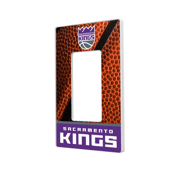 Sacramento Kings Basketball Hidden-Screw Light Switch Plate-1