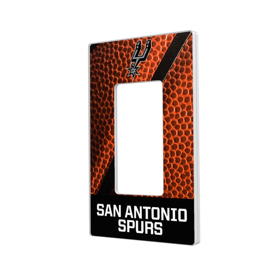 San Antonio Spurs Basketball Hidden-Screw Light Switch Plate-1