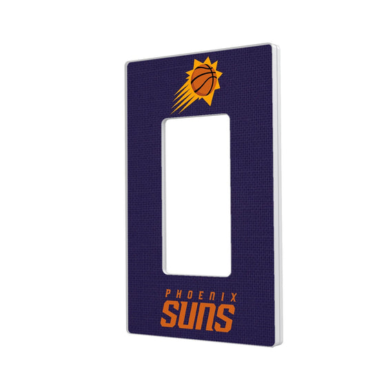 Phoenix Suns Solid Hidden-Screw Light Switch Plate-1