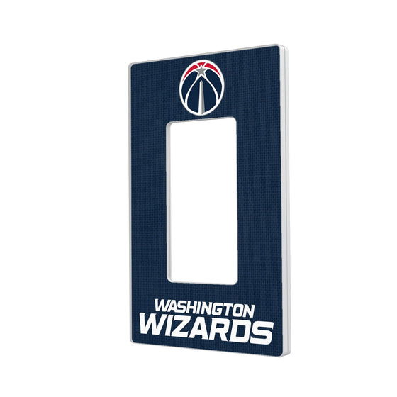 Washington Wizards Solid Hidden-Screw Light Switch Plate-1