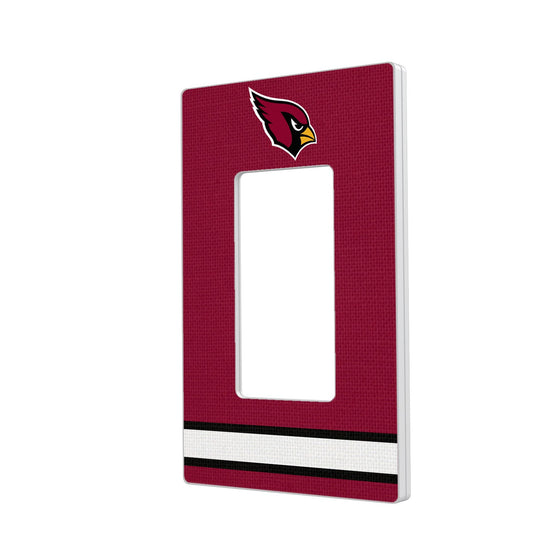 Arizona Cardinals Stripe Hidden-Screw Light Switch Plate - 757 Sports Collectibles