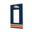 Denver Broncos Stripe Hidden-Screw Light Switch Plate - 757 Sports Collectibles