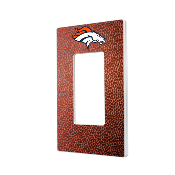 Denver Broncos Football Hidden-Screw Light Switch Plate-1