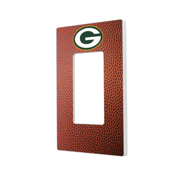 Green Bay Packers Football Hidden-Screw Light Switch Plate-1