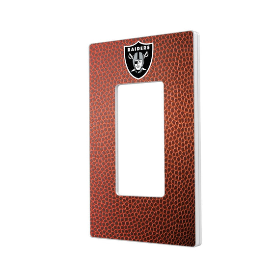 Las Vegas Raiders Football Hidden-Screw Light Switch Plate-1