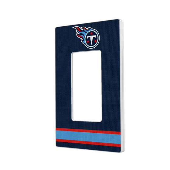 Tennessee Titans Stripe Hidden-Screw Light Switch Plate - 757 Sports Collectibles