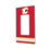 Calgary Flames Stripe Hidden-Screw Light Switch Plate-1