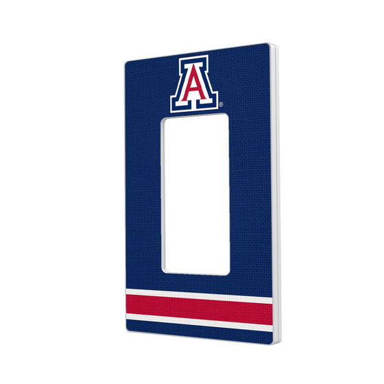 Arizona Wildcats Stripe Hidden-Screw Light Switch Plate-1