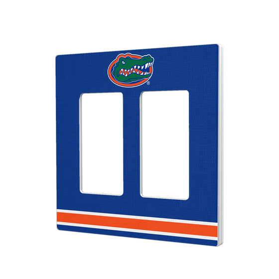 Florida Gators Stripe Hidden-Screw Light Switch Plate-3