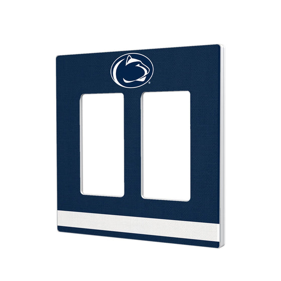 Penn State Nittany Lions Stripe Hidden-Screw Light Switch Plate-3