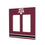 Texas A&M Aggies Stripe Hidden-Screw Light Switch Plate-3