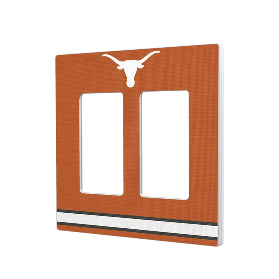 Texas Longhorns Stripe Hidden-Screw Light Switch Plate-3