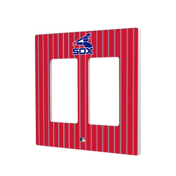 Chicago White Sox 1976-1981 - Cooperstown Collection Pinstripe Hidden-Screw Light Switch Plate - 757 Sports Collectibles