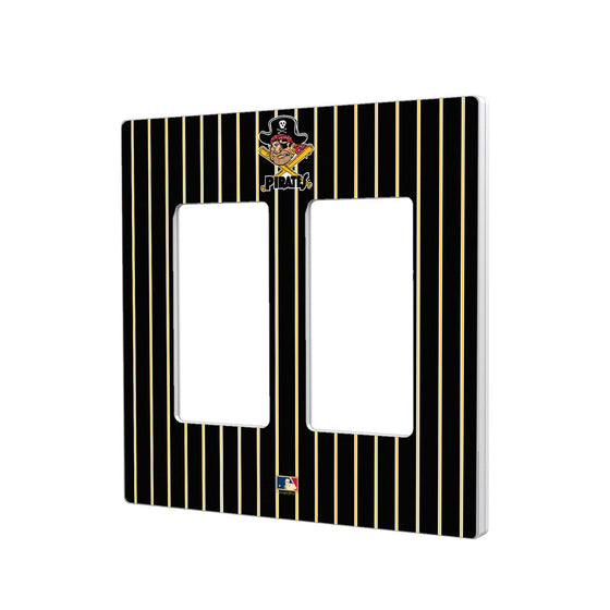 Pittsburgh Pirates 1958-1966 - Cooperstown Collection Pinstripe Hidden-Screw Light Switch Plate - 757 Sports Collectibles