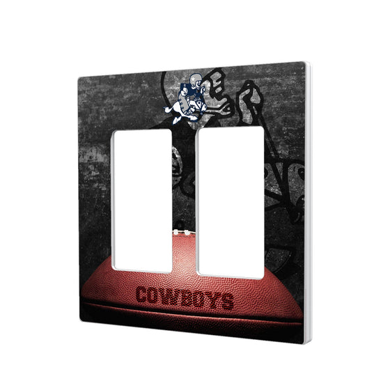 Dallas Cowboys 1966-1969 Historic Collection Legendary Hidden-Screw Light Switch Plate - 757 Sports Collectibles