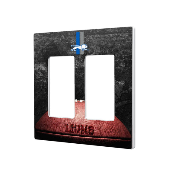 Detroit Lions Retro Legendary Hidden-Screw Light Switch Plate - 757 Sports Collectibles