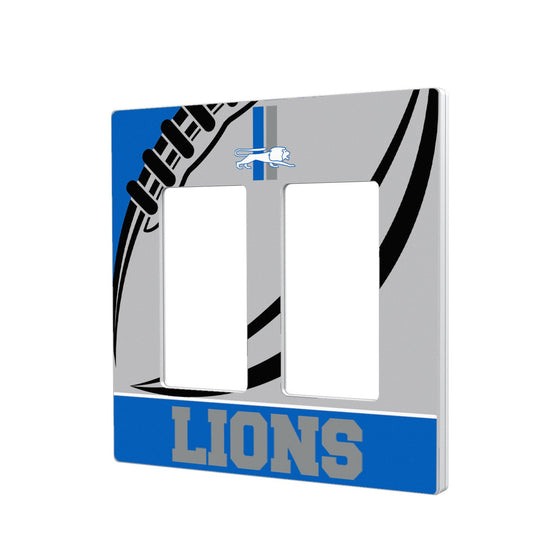 Detroit Lions Retro Passtime Hidden-Screw Light Switch Plate - 757 Sports Collectibles