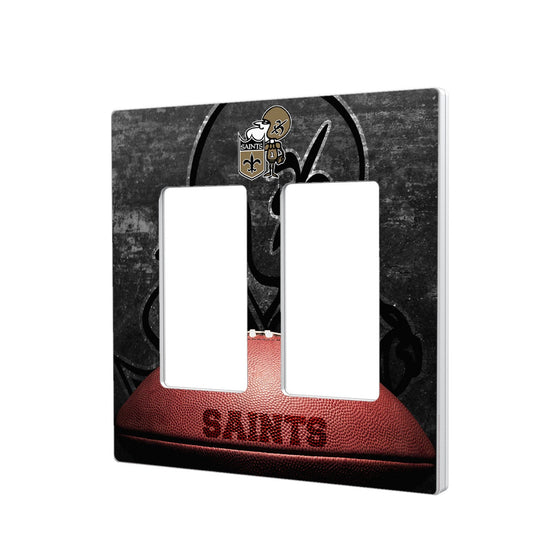 New Orleans Saints Legendary Hidden-Screw Light Switch Plate - 757 Sports Collectibles