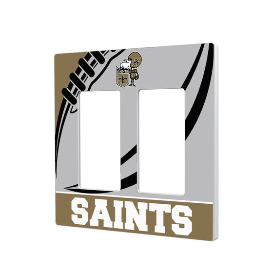 New Orleans Saints Passtime Hidden-Screw Light Switch Plate - 757 Sports Collectibles