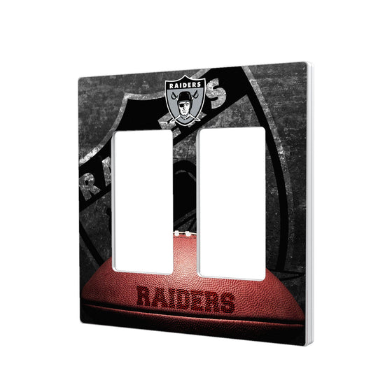 Oakland Raiders 1963 Historic Collection Legendary Hidden-Screw Light Switch Plate - 757 Sports Collectibles