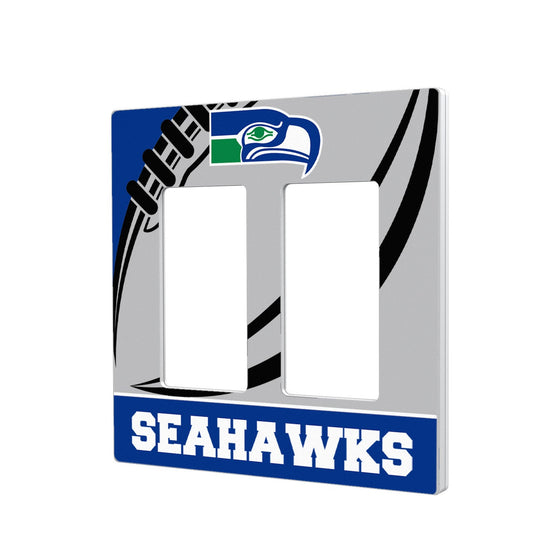 Seattle Seahawks Passtime Hidden-Screw Light Switch Plate - 757 Sports Collectibles