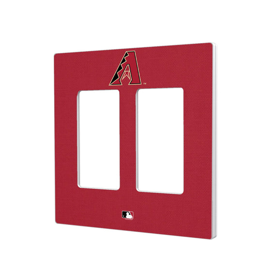 Arizona Diamondbacks Solid Hidden-Screw Light Switch Plate - 757 Sports Collectibles