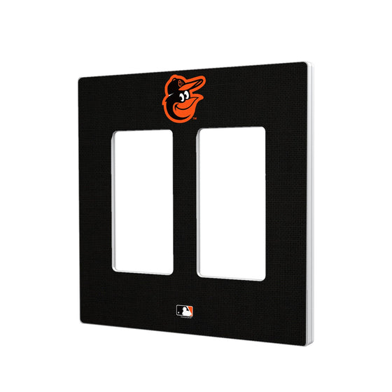 Baltimore Orioles Solid Hidden-Screw Light Switch Plate - 757 Sports Collectibles