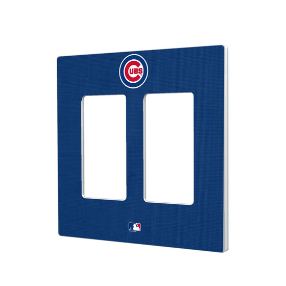 Chicago Cubs Solid Hidden-Screw Light Switch Plate - 757 Sports Collectibles