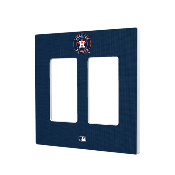 Houston Astros Solid Hidden-Screw Light Switch Plate - 757 Sports Collectibles