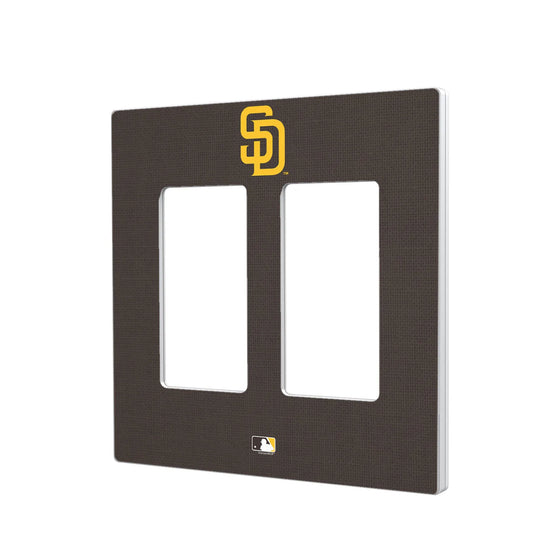San Diego Padres Solid Hidden-Screw Light Switch Plate - 757 Sports Collectibles