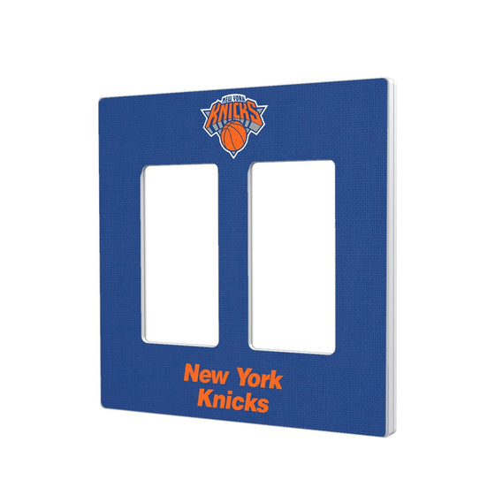 New York Knicks Solid Hidden-Screw Light Switch Plate-3